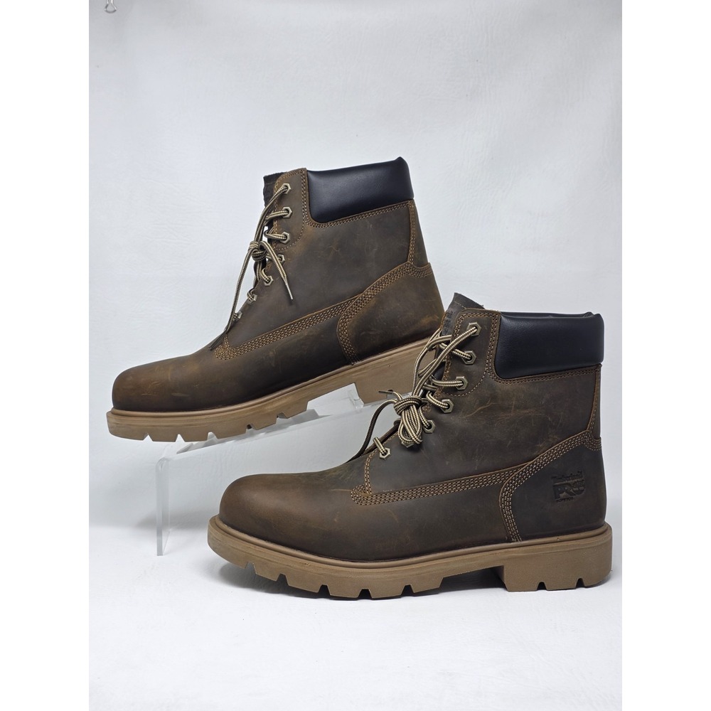 Timberland Pro Sawhorse 6" Size 11M Mens Work Boots Waterproof Soft Toe New - Picture 13 of 13